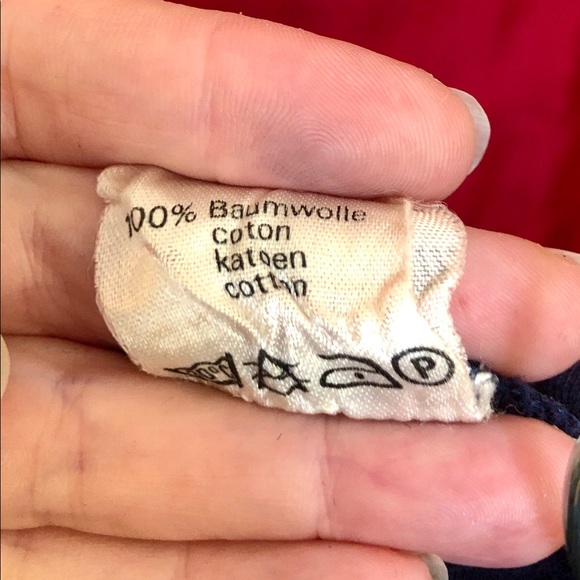 100% Cotton Dark Navy Medico Turtleneck - Picture 5 of 5